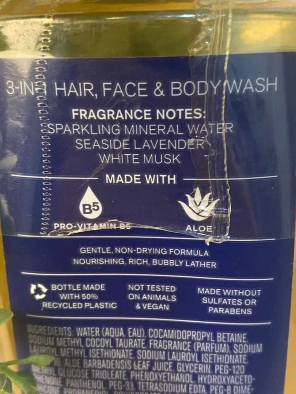 Men’s “Coastal Cliffs” Bath & Body Works New Body Wash Factory Sealed
